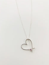 Charger l'image dans la galerie, Coeur asymétrique avec CZ