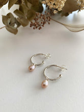 Load image into Gallery viewer, Anneaux en argent avec perle amovible