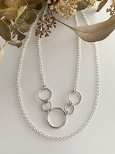 Charger l'image dans la galerie, Collier minimaliste 2 rangs en argent