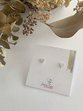 Load image into Gallery viewer, 925 silver heart earrings