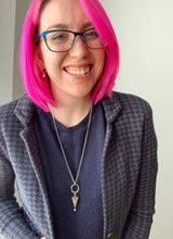 Charger l'image dans la galerie, Pendentif triangle et rond en argent