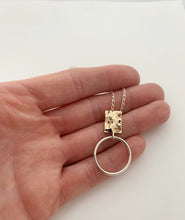 Charger l'image dans la galerie, Pendentif or et argent texturé