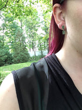 Charger l'image dans la galerie, Boucles d'oreilles carrées en argent