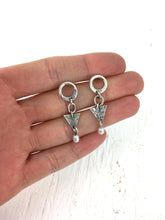 Charger l'image dans la galerie, Boucles d'oreilles rondes et triangles en argent