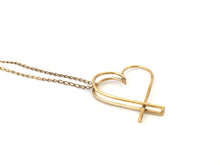 Charger l'image dans la galerie, Pendentif coeur en argent plaqué or