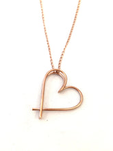 Charger l'image dans la galerie, Pendentif coeur en argent plaqué or