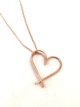 Charger l'image dans la galerie, Pendentif coeur en argent plaqué or