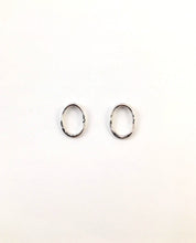 Load image into Gallery viewer, Trio of textured oval earrings