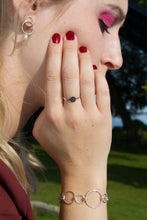 Charger l'image dans la galerie, Bracelet anneaux ronds en argent