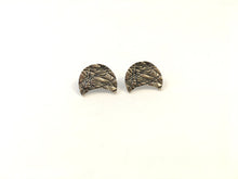 Load image into Gallery viewer, Boucles d'oreilles minimalistes en argent