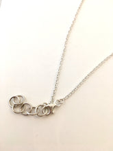 Load image into Gallery viewer, Silver double necklace
