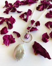 Charger l'image dans la galerie, Pendentif perles en argent