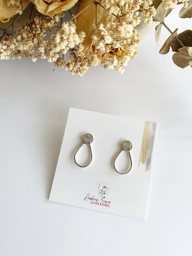 Boucles d'oreilles gouttes et ronds