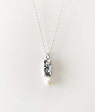 Load image into Gallery viewer, Pendentif rectangle en argent
