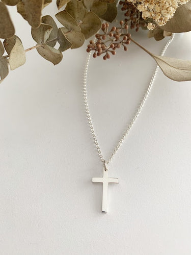 Pendentif croix en argent