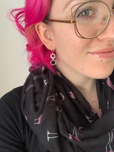 Load image into Gallery viewer, Boucles d&#39;oreilles anneaux forgés en argent
