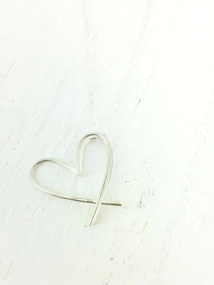 Pendentf Coeur Argent Rhodé - Femme | Argent rhodé, Argent Pendentf Coeur Argent Rhodé - Femme | Argent rhodé, Argent