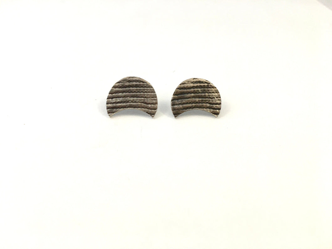 Boucles d'oreilles lunes en argent