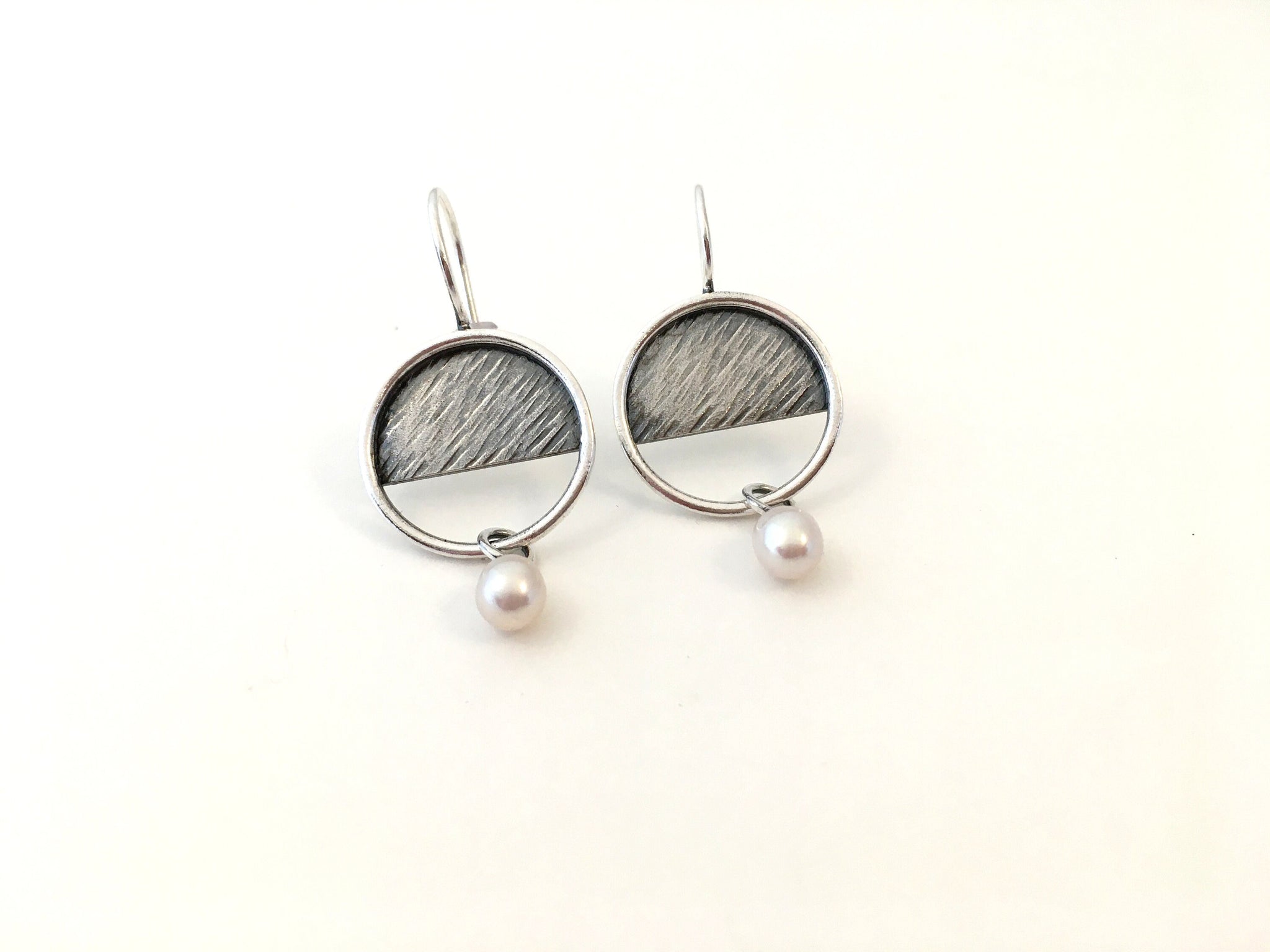 Ensemble Boucles D'oreilles Et Pendentif – Argent Sterling, Chaîne Et Crochet